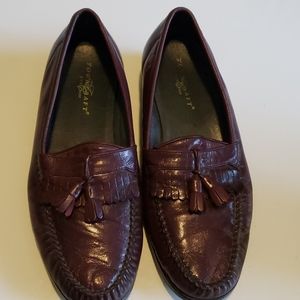 Towncraft Tasseled Mohogany Leather Dress Shoes